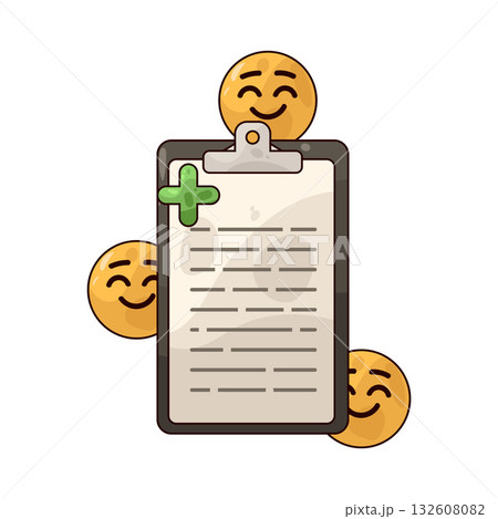 illustration of medical record 132608082