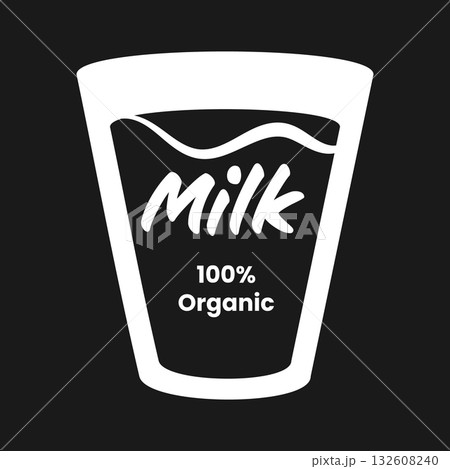 This infographic highlights the importance of choosing 100 percent organic milk for personal health and environmental conservation, showcasing the benefits of organic farming. 132608240