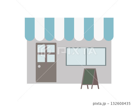 かわいいカフェのイラスト 132608435
