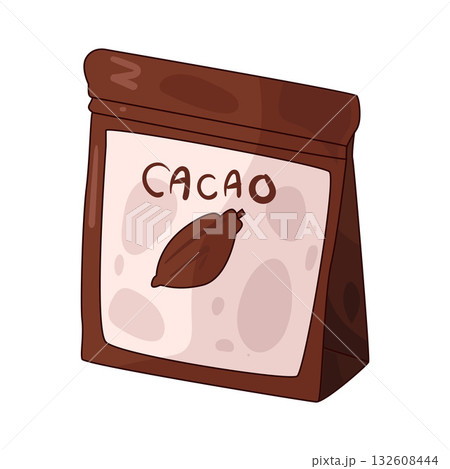 illustration of Cacao Bag illustration of Cacao Bag 132608444
