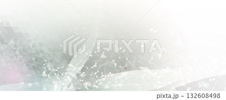 Modern Technology and scientific banner or header. Wireframe connected neural network Modern Technology and scientific banner or header. Wireframe connected neural network 132608498