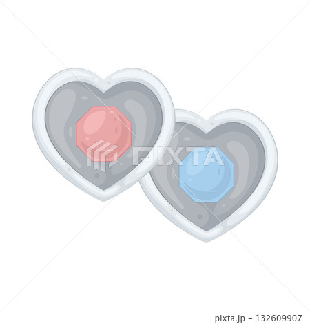 Illustration of couple heart 132609907