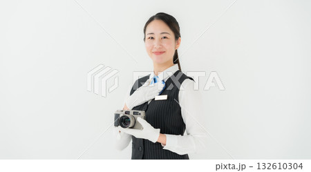 制服の女性 ビジネス 査定 カメラ 制服の女性 ビジネス 査定 カメラ 132610304