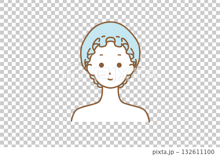 Woman wearing a nightcap 132611100