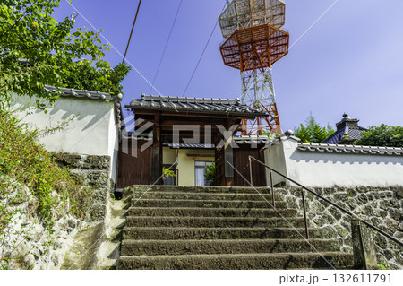 竹田の町並み 観音寺 山門 大分県竹田市 竹田の町並み 観音寺 山門 大分県竹田市 132611791