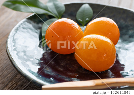 金柑の甘露煮　写真素材 132611843