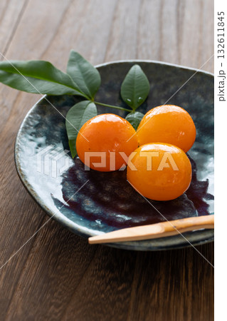 金柑の甘露煮　写真素材 132611845