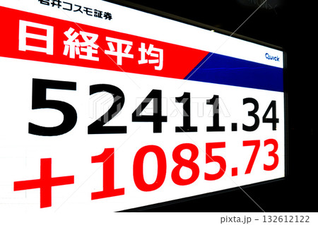 日本の東京都市景観初5万2000円突破・5万2411円34銭株価/終値。TOPIXも最高値更新 日本の東京都市景観初5万2000円突破・5万2411円34銭株価/終値。TOPIXも最高値更新 132612122