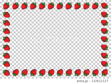 いちごのフレーム 132612127