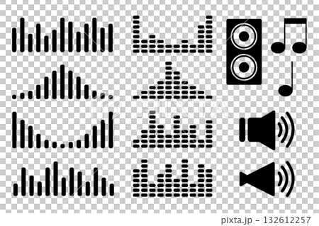 黑色聲波形套裝 黑色聲波形套裝 132612257