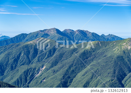 西農鳥岳の山頂から見る悪沢岳と荒川岳 南アルプス白峰三山の間ノ岳と農鳥岳登山 西農鳥岳の山頂から見る悪沢岳と荒川岳 南アルプス白峰三山の間ノ岳と農鳥岳登山 132612913