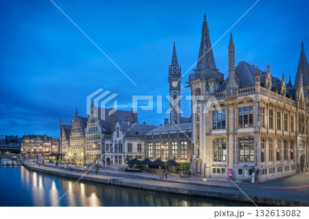 Photo of the Korenlei, Old town Ghent 132613082