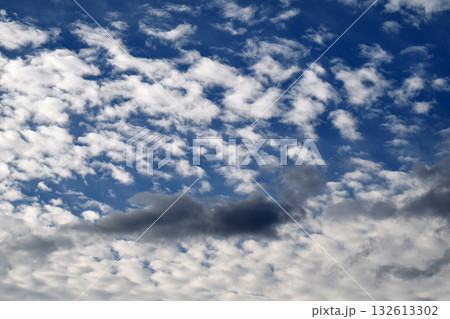 The sky is blue with a few clouds scattered throughout The sky is blue with a few clouds scattered throughout 132613302