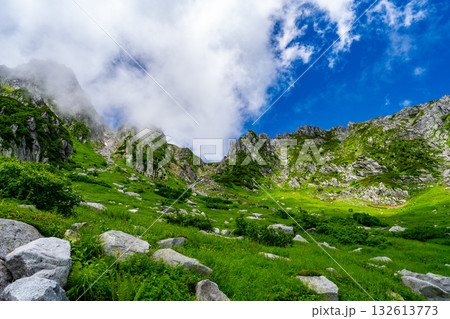 8月の千畳敷カールの風景 132613773