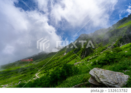 8月の千畳敷カールの風景 8月の千畳敷カールの風景 132613782