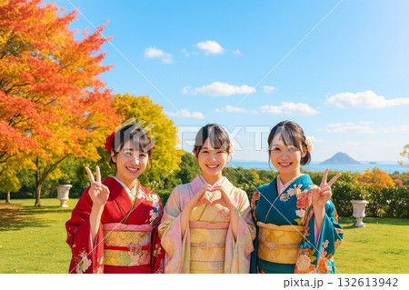 伊良湖ビューホテル　庭園　紅葉 132613942