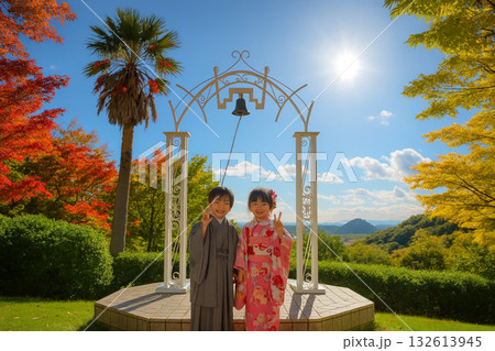 伊良湖ビューホテル 庭園 紅葉 伊良湖ビューホテル 庭園 紅葉 132613945