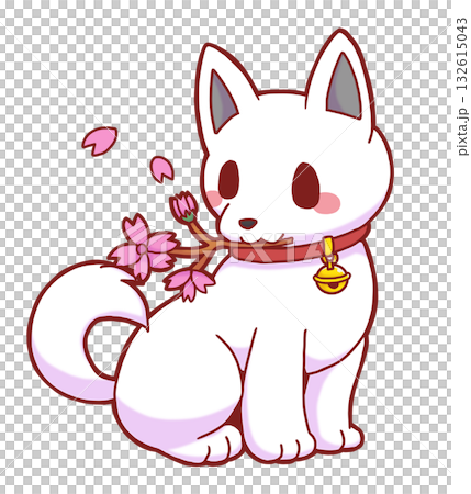 紀州犬和櫻花 紀州犬和櫻花 132615043