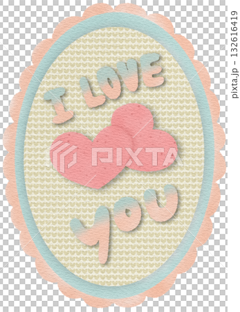 Illustration for Valentine's Day The Day of Love Envelope Heart Letters and Key Romance Graphic 132616419