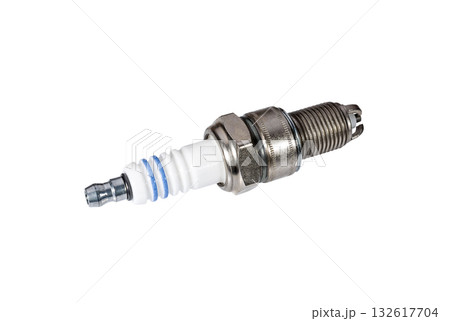 Car candle isolated on a white background 132617704