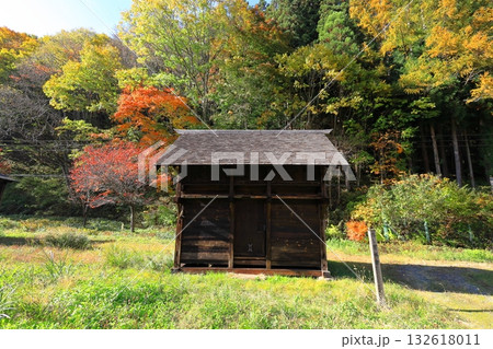 檜枝岐村の板倉/福島県南会津郡 檜枝岐村 檜枝岐村の板倉/福島県南会津郡 檜枝岐村 132618011