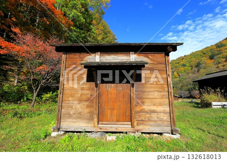 檜枝岐村の板倉/福島県南会津郡 檜枝岐村 檜枝岐村の板倉/福島県南会津郡 檜枝岐村 132618013