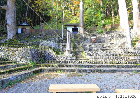 奉納歌舞伎舞台の観客席／福島県会津郡 檜枝岐村 132618026