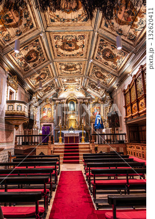 Interior of the Church of mercy, Igreja da Misericordia in Erice Interior of the Church of mercy, Igreja da Misericordia in Erice 132620411