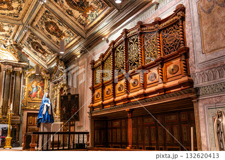 Interior of the Church of mercy, Igreja da Misericordia in Erice Interior of the Church of mercy, Igreja da Misericordia in Erice 132620413