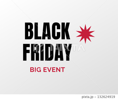 black friday big event special offer 132624919