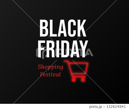 Black Friday Shopping Festival With Huge Saving Offers 132624941
