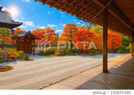 建仁寺 大雄苑 紅葉 建仁寺 大雄苑 紅葉 132625160