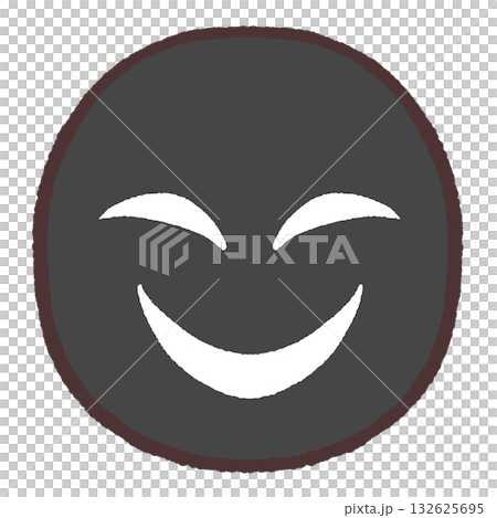 悪人の仮面イラスト 132625695