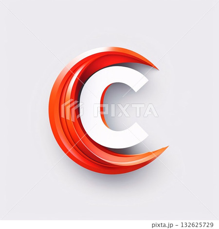 C letter logo. Vector design template elements for your application or corporate identity. 132625729