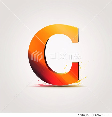 Vector letter C icon. Design template elements for your application or corporate identity. 132625989