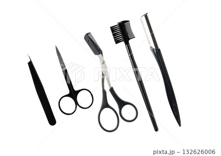 透明背景(png)に眉毛の手入れの道具セット 透明背景(png)に眉毛の手入れの道具セット 132626006