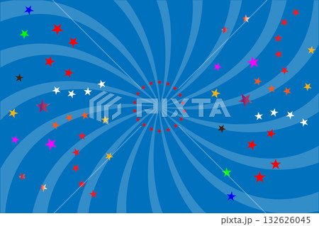 Sunlight swirling America Background retro poster. 132626045