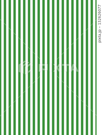 ストライプ縦縞パターン背景イラスト　緑色白　チラシ　フライヤー　ベクター　シンプル 132626077