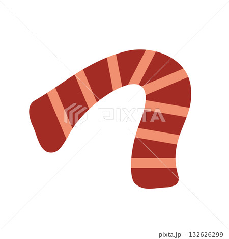 ボーダー柄のマフラー 132626299