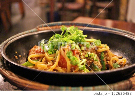 アフガニスタン料理　マトンラグマン 132626488