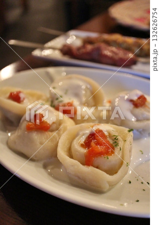 アフガニスタン料理 マトンマンティ アフガニスタン料理 マトンマンティ 132626754