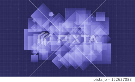 Grid-based abstract composition with semi-transparent squares Grid-based abstract composition with semi-transparent squares 132627088