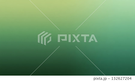 グラデーションの緑色背景でリラックスした雰囲気の抽象写真 132627204