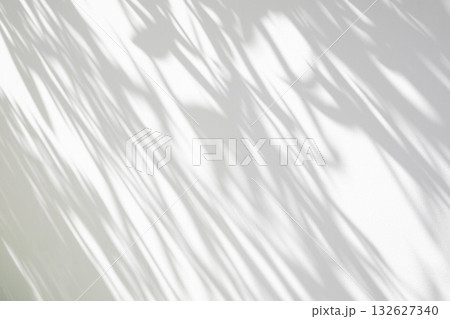 Abstract natural tree leaves shadow on white wall background Abstract natural tree leaves shadow on white wall background 132627340
