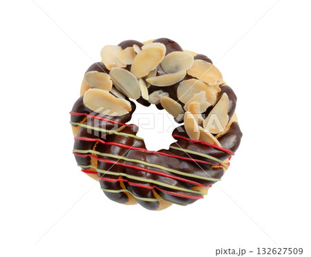 Sweet donut isolated on white background 132627509