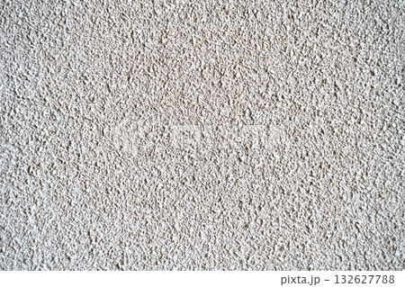 明るいベージュの塗り壁テクスチャ｜Beige Stucco Wall Texture 132627788