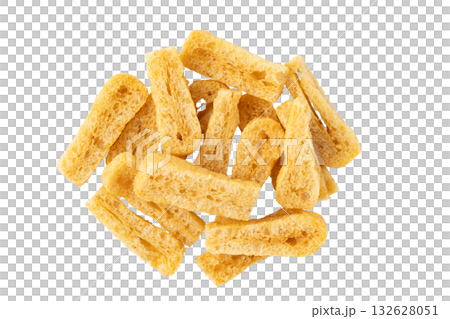 透明背景(png)にきざみ揚げ(油揚げ) 透明背景(png)にきざみ揚げ(油揚げ) 132628051
