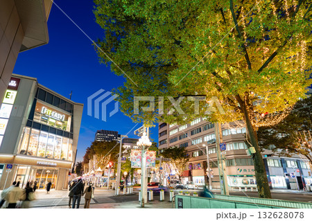名古屋市・中区　栄　広小路通　広小路伊勢町交差点　イルミネーション　マルエイガレリア 132628078