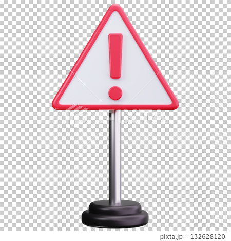 Road Caution Sign 132628120