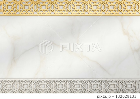 大理石に金銀のフレームが付いた背景 大理石に金銀のフレームが付いた背景 132629133